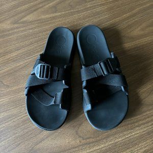 Chacos Black Chillos Slide Sandals  • size 9